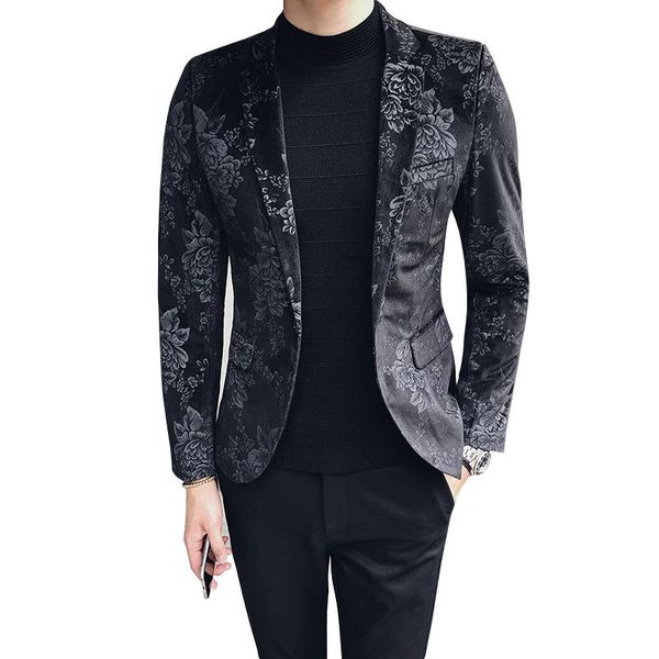 floral stylish blazers for men slim fit mens blazer pattern printed blaser homens mens blazer personality jacket black blue 3xl, White;black
floral stylish blazers for men slim fit mens blazer pattern printed blaser homens mens blazer personality jacket black blue 3xl, White;black