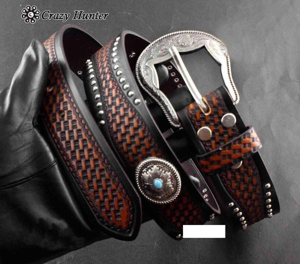 western cowboy vintage biker tooled turquoise genuine leather belt waistband for men, Black;brown
western cowboy vintage biker tooled turquoise genuine leather belt waistband for men, Black;brown