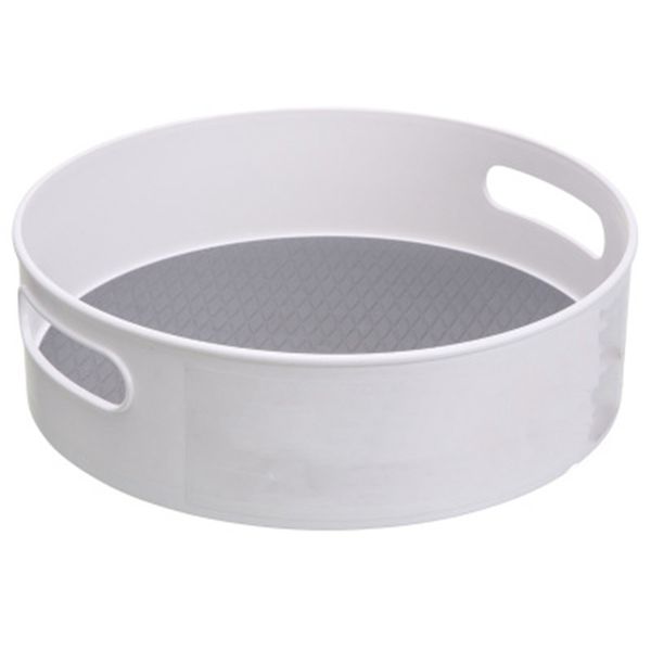 многофункциональный non-slip вращающегося хранения tray abs cosmetic хранение держатель кухня tray desktop fruit dish серый + белый-s
многофункциональный non-slip вращающегося хранения tray abs cosmetic хранение держатель кухня tray desktop fruit dish серый + белый-s