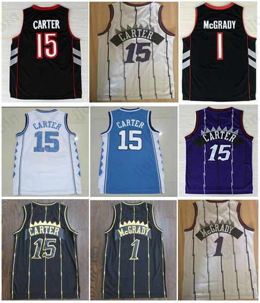 men's sportwear quick dry breathable tracy #1 mcgrady jersey white purple 15# carter jersey penny 1# hardaway stitched shirts, Black
men's sportwear quick dry breathable tracy #1 mcgrady jersey white purple 15# carter jersey penny 1# hardaway stitched shirts, Black