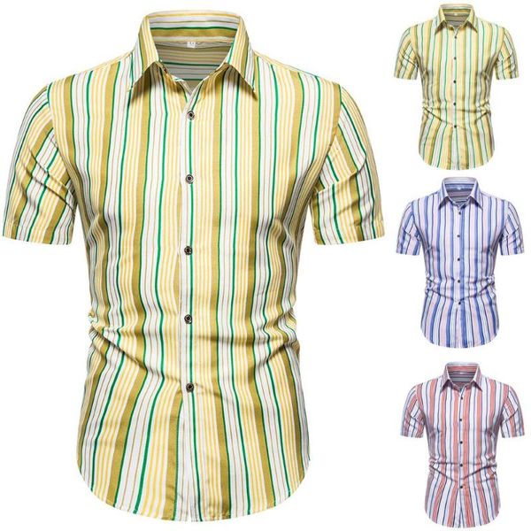 men's casual shirts summer striped printed short-sleeved shirt stylish and comfortable top, White;black
men's casual shirts summer striped printed short-sleeved shirt stylish and comfortable top, White;black