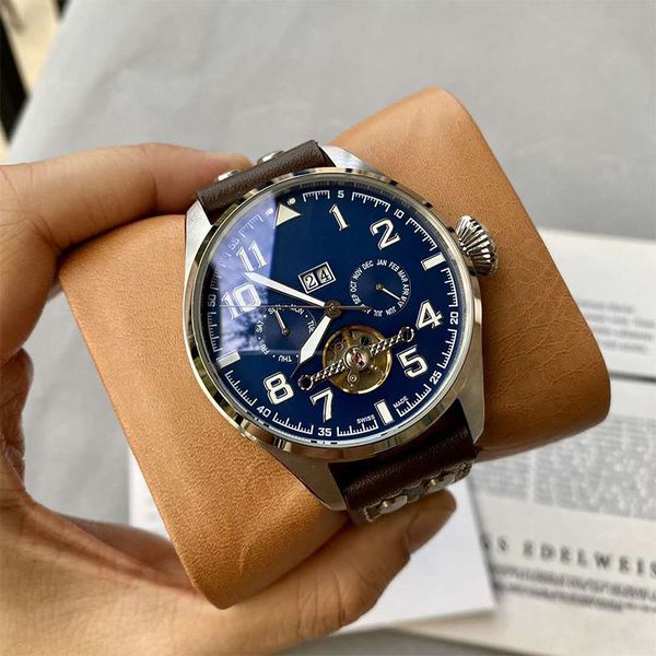 luxury designer watch 46mm large dial pilot series mechanical automatic military wristwatches multi-functiona quality sports watches, Slivery;brown
luxury designer watch 46mm large dial pilot series mechanical automatic military wristwatches multi-functiona quality sports watches, Slivery;brown