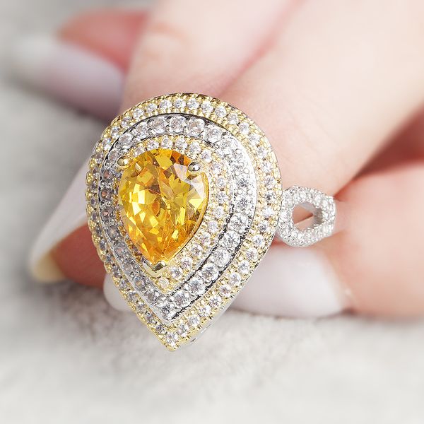 euramerican luxury yellow crystal zircon rings for women ladies fashion hyperbole drop-shaped full zircon rings bridal jewelry, Silver
euramerican luxury yellow crystal zircon rings for women ladies fashion hyperbole drop-shaped full zircon rings bridal jewelry, Silver