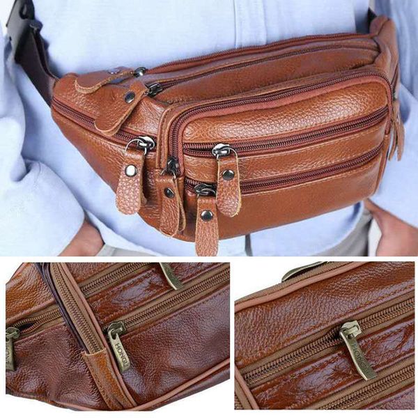 ht male men's vintage leather waist bag portable zip pocket pack casual functional money phone cigarette belt bag large capacity
ht male men's vintage leather waist bag portable zip pocket pack casual functional money phone cigarette belt bag large capacity