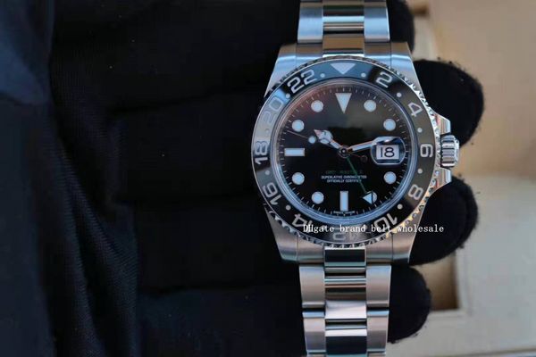 shopkeeper recommend luxury automatic gmt ii black stainless steel 40mm ceramic 116710 ln watch steel date display men's watch, Slivery;brown
shopkeeper recommend luxury automatic gmt ii black stainless steel 40mm ceramic 116710 ln watch steel date display men's watch, Slivery;brown