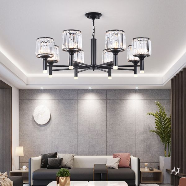 new american vintage style crystal chandelier lighting e27 led interface iron ceiling lamps k9 crystal design lighting fixture
new american vintage style crystal chandelier lighting e27 led interface iron ceiling lamps k9 crystal design lighting fixture