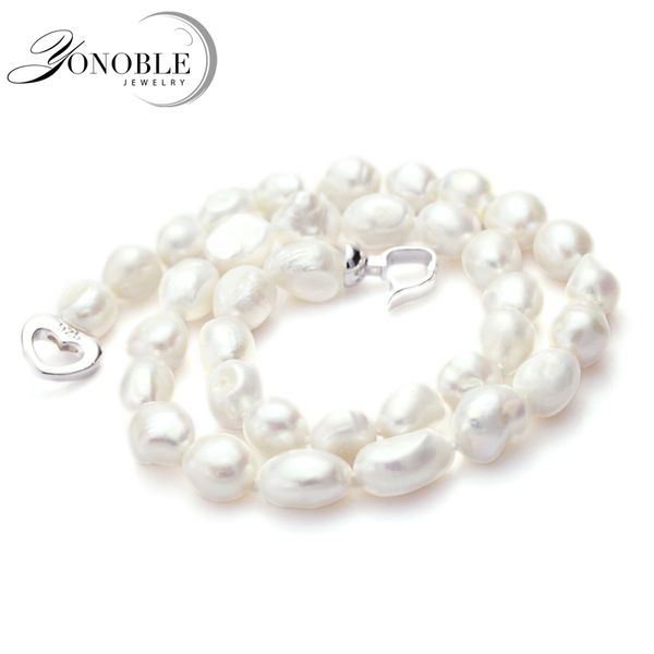 genuine white baroque pearl necklace for women,long big freshwater natural pearl necklaces jewelry 10-11mm girl gift, Silver
genuine white baroque pearl necklace for women,long big freshwater natural pearl necklaces jewelry 10-11mm girl gift, Silver