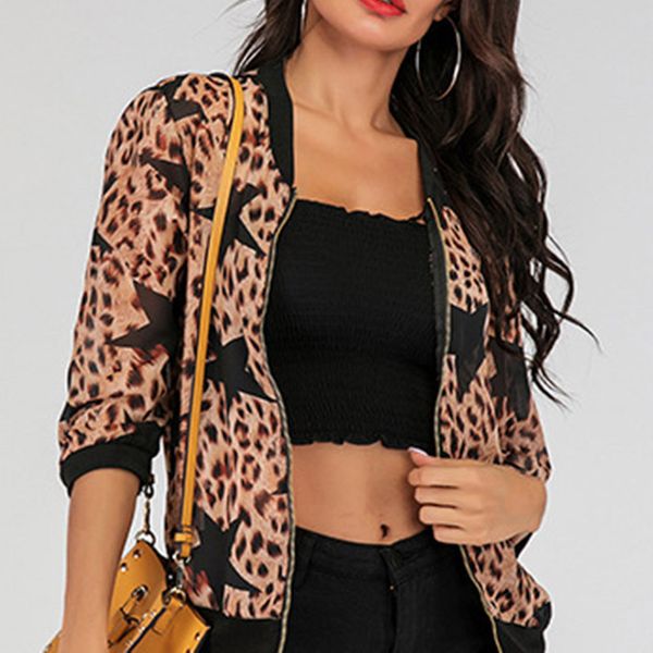 womens printed zipper coat summer loose casual breathable sunscreen coat hh88, Black;brown
womens printed zipper coat summer loose casual breathable sunscreen coat hh88, Black;brown