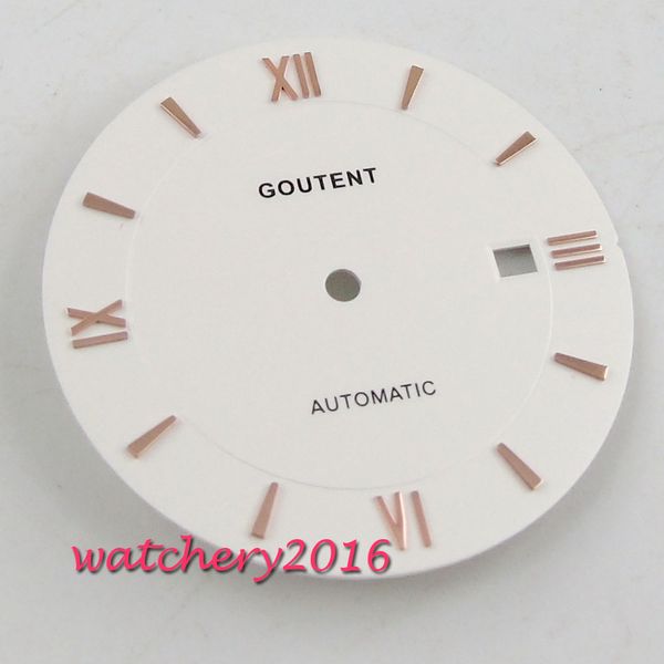 new 33mm coutent white watch dial rose golden markers fit miyota 8215 8205 821a movement men's watch
new 33mm coutent white watch dial rose golden markers fit miyota 8215 8205 821a movement men's watch