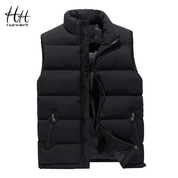 hanhent fashion men's vest slim thick warm winter men outerwear bodywarmer 2018 streetwear sleeveless coats jackets big size, Black;white
hanhent fashion men's vest slim thick warm winter men outerwear bodywarmer 2018 streetwear sleeveless coats jackets big size, Black;white