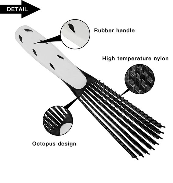 promotion curve fast drying handle eight moving arms ocs 8 rows anti-static scalp plastic massage vent detangling hair detangler brush, Silver
promotion curve fast drying handle eight moving arms ocs 8 rows anti-static scalp plastic massage vent detangling hair detangler brush, Silver