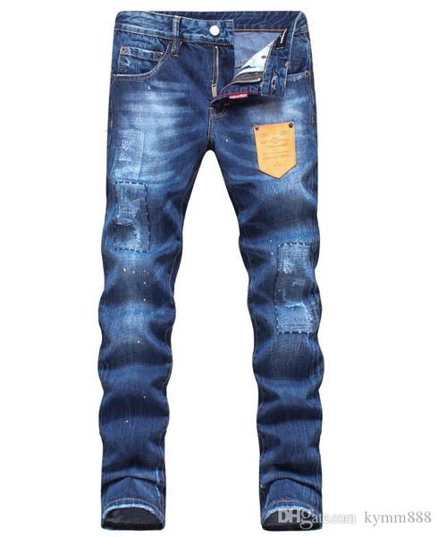 european standing men's jeans, men's jeans, a pair of skinny jeans and black embroidered skulls#070, Blue
european standing men's jeans, men's jeans, a pair of skinny jeans and black embroidered skulls#070, Blue