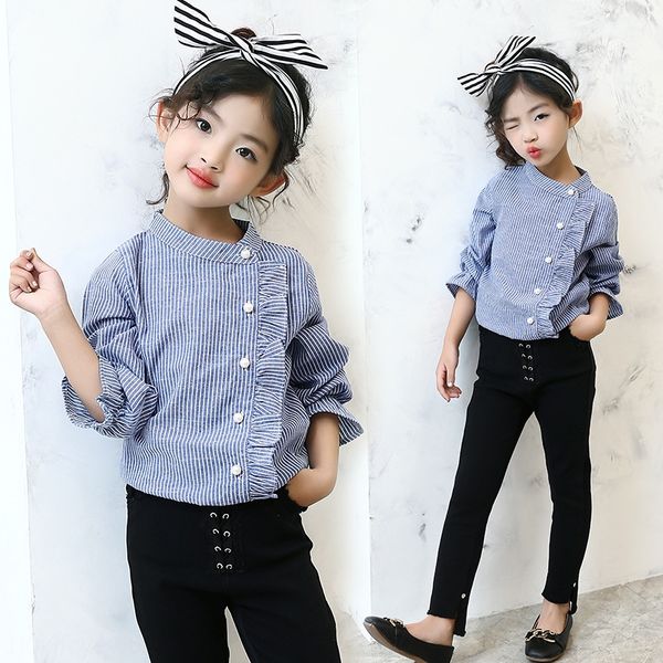 2020 autumn clothes girls wooden ear striped side buckle autumn shirt coat shirt medium and large children round collar cotton coat, White;black
2020 autumn clothes girls wooden ear striped side buckle autumn shirt coat shirt medium and large children round collar cotton coat, White;black