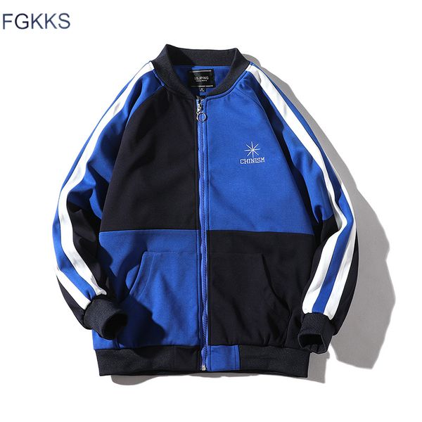 fgkks fashion brand men jacket coat 2019 spring autumn male splice track jacket coats men's streetwear hip hop outerwear, Black;brown
fgkks fashion brand men jacket coat 2019 spring autumn male splice track jacket coats men's streetwear hip hop outerwear, Black;brown