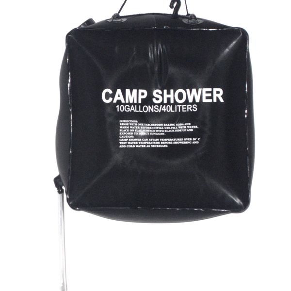new 40l 10 gallon solar energy heated camp shower bag outdoor black shower water bag pvc water bag for camping travel hiking
new 40l 10 gallon solar energy heated camp shower bag outdoor black shower water bag pvc water bag for camping travel hiking