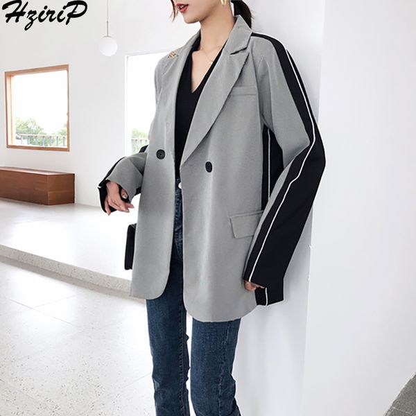 hzirip korean 2019 women's thin blazer long sleeve spring casual coat loose patchwork slim wild suit female jackets new, White;black
hzirip korean 2019 women's thin blazer long sleeve spring casual coat loose patchwork slim wild suit female jackets new, White;black