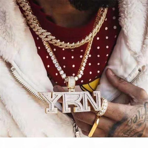 hip hop migos yrn pendant necklace iced out full zircon gold silver color plated men halloween party jewelry gift
hip hop migos yrn pendant necklace iced out full zircon gold silver color plated men halloween party jewelry gift