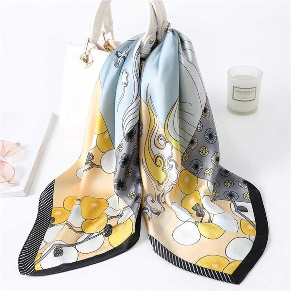 women silk neck scarf square 70*70cm foulard shawls lady wraps print hair band accessories bandana scarves, Blue;gray
women silk neck scarf square 70*70cm foulard shawls lady wraps print hair band accessories bandana scarves, Blue;gray