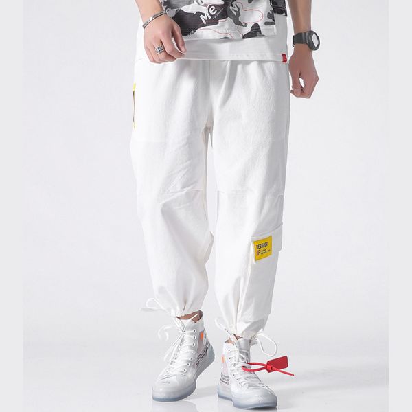 men's pants summer men multi-pocket elastic waist design harem pant casual trousers joggers male cargo streetware hip hop white 5xl, Black
men's pants summer men multi-pocket elastic waist design harem pant casual trousers joggers male cargo streetware hip hop white 5xl, Black