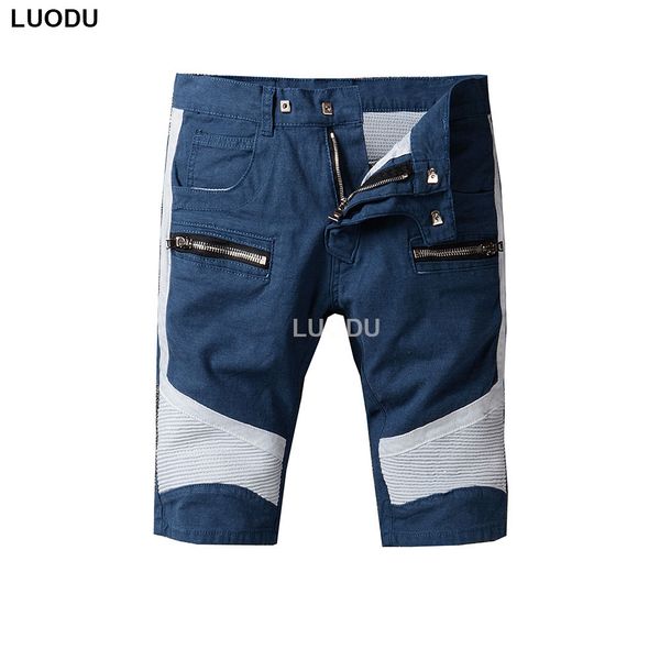 new france style #1709# men's multi pockets stretch moto shorts pants white mix blue biker jeans slim shorts jeans size 29-42
new france style #1709# men's multi pockets stretch moto shorts pants white mix blue biker jeans slim shorts jeans size 29-42