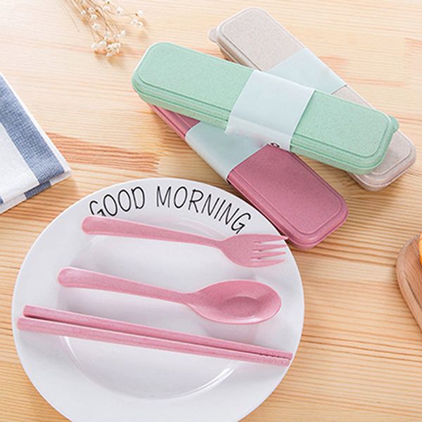 3pcs/set portable utensils tableware cutlery wheat straw spoon fork chopsticks dinner set dinnerware camping tableware set
3pcs/set portable utensils tableware cutlery wheat straw spoon fork chopsticks dinner set dinnerware camping tableware set