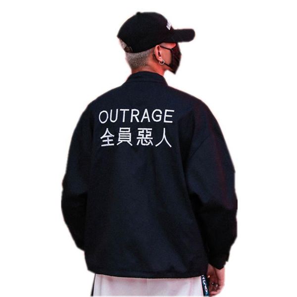 brand bomber jacket male and coats outrage embroidery mens women jacket fashion new breathable us size s-xl, Black;brown
brand bomber jacket male and coats outrage embroidery mens women jacket fashion new breathable us size s-xl, Black;brown