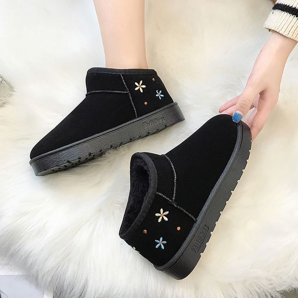 women snow boots winter warm embroidered woman casual faux suede ankle boots for female shoes zapatos de mujer non-slip black
women snow boots winter warm embroidered woman casual faux suede ankle boots for female shoes zapatos de mujer non-slip black