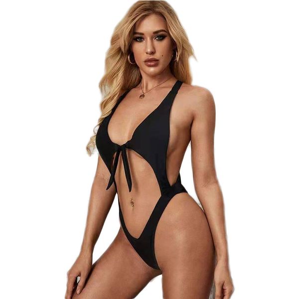 high waist bikini foreign trade europe and america solid color bikini beach one-piece swimsuit women
high waist bikini foreign trade europe and america solid color bikini beach one-piece swimsuit women