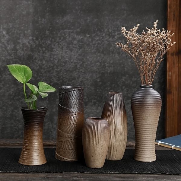 wood ceramic vase stoneware creative handmade decoration deskceramic flower home retro hydroponic zen flower holder
wood ceramic vase stoneware creative handmade decoration deskceramic flower home retro hydroponic zen flower holder