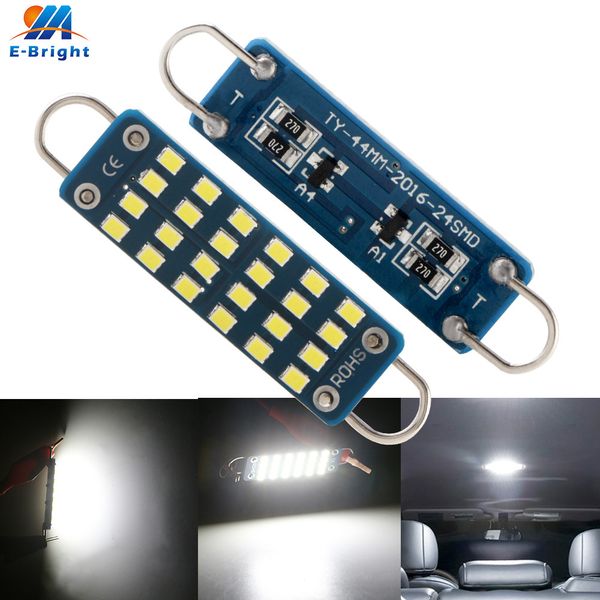 10x ac/dc 12v 44mm 24 smd rigid loop 2016 led festoon bulbs c5w c10w 561 cargo dome reading roof light ceiling lamp 240lm white
10x ac/dc 12v 44mm 24 smd rigid loop 2016 led festoon bulbs c5w c10w 561 cargo dome reading roof light ceiling lamp 240lm white