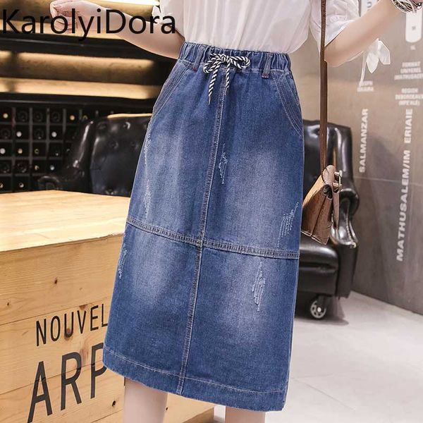 5xl plus size women's denim skirt 2020 new korean retro wild was thin elastic waist split denim skirt mid-length, Black
5xl plus size women's denim skirt 2020 new korean retro wild was thin elastic waist split denim skirt mid-length, Black