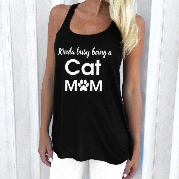 t-shirt women's sleeveless letter cat mom print back t-shirts for women vest pure color plus size women t-shirts sexy, White
t-shirt women's sleeveless letter cat mom print back t-shirts for women vest pure color plus size women t-shirts sexy, White