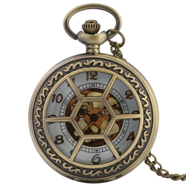 fashion vintage retro hollow hexagon grilles quartz analog pocket watch women men necklace chain orologio da tasca, Slivery;golden
fashion vintage retro hollow hexagon grilles quartz analog pocket watch women men necklace chain orologio da tasca, Slivery;golden