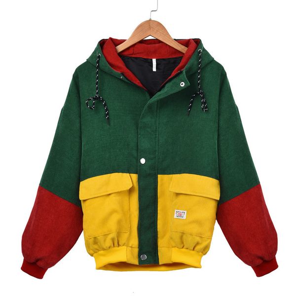 womens jacket women designer coat style harajuku women winter warm color block hooded corduroy jacket patchwork oversize zipper, Black;brown
womens jacket women designer coat style harajuku women winter warm color block hooded corduroy jacket patchwork oversize zipper, Black;brown