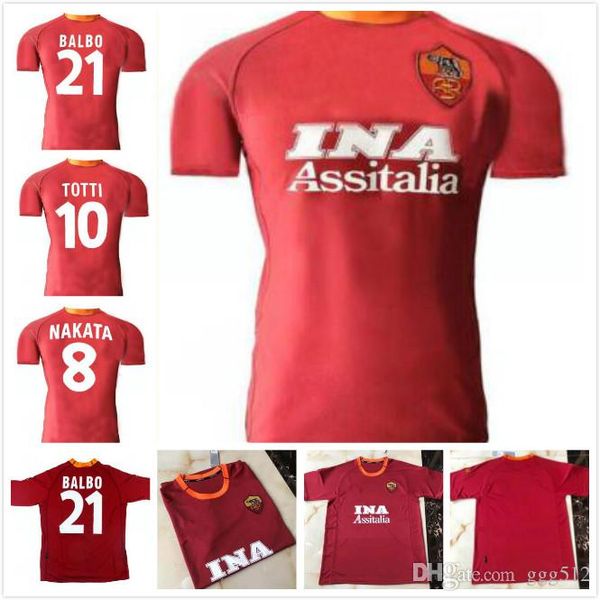 2000 2001 retro roma soccer jersey 00 01 totti batistuta candela montella shirt classic commemorate collection vintage rome maglia da calci, Black;yellow
2000 2001 retro roma soccer jersey 00 01 totti batistuta candela montella shirt classic commemorate collection vintage rome maglia da calci, Black;yellow