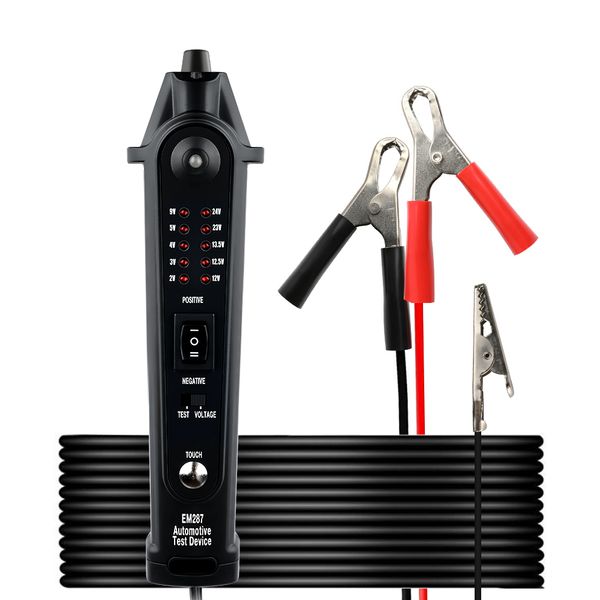 em287 12v 24v car diagnostic tester tool powerscan car circuit tester electrical system circuit probe battery analyzer
em287 12v 24v car diagnostic tester tool powerscan car circuit tester electrical system circuit probe battery analyzer