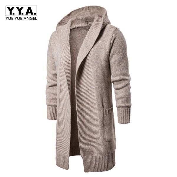 new autumn thick v-neck mens cardigan knitted solid long sweater coat hooded pocket outerwear warm slim fit long sleeve cardigan, White;black
new autumn thick v-neck mens cardigan knitted solid long sweater coat hooded pocket outerwear warm slim fit long sleeve cardigan, White;black