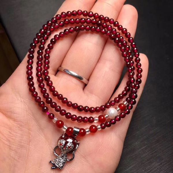 other bracelets supply natural garnet three circle bracelet woman stone pixiu charm tassel jewelry, Golden;silver
other bracelets supply natural garnet three circle bracelet woman stone pixiu charm tassel jewelry, Golden;silver