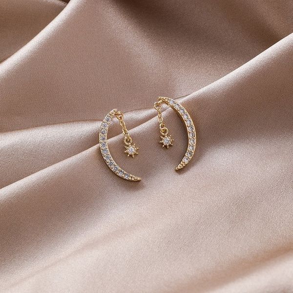 2020 new arrival crystal classic moon women dangle earrings bohemian fashion earrings for women statement, Silver
2020 new arrival crystal classic moon women dangle earrings bohemian fashion earrings for women statement, Silver