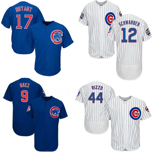 Chicago Jersey Cubs 9 Javier Baez 17 Kris Bryant 44 Anthony Rizzo 12 Kyle Schwarber Cool Flex Blue White Baseball Jerseys
Chicago Jersey Cubs 9 Javier Baez 17 Kris Bryant 44 Anthony Rizzo 12 Kyle Schwarber Cool Flex Blue White Baseball Jerseys