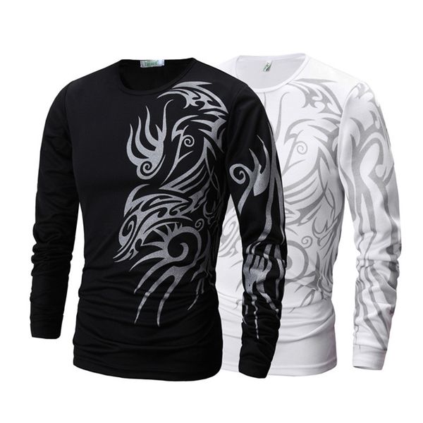 fashion mens shirt slim fit long sleeve t shirts stylish casual men o neck cotton blend t shirt tee plus size m-3xl, White;black
fashion mens shirt slim fit long sleeve t shirts stylish casual men o neck cotton blend t shirt tee plus size m-3xl, White;black