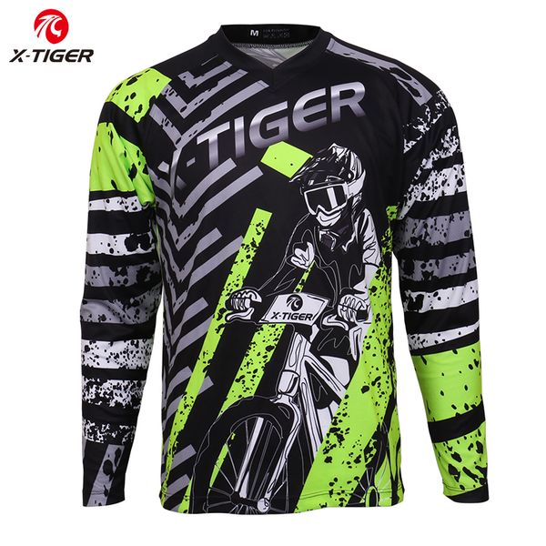 x-tiger long sleeve downhill jerseys downhill shirt 100% polyester cycling jerseys mountain bike dh shirt bicycle racing wear, Black;red
x-tiger long sleeve downhill jerseys downhill shirt 100% polyester cycling jerseys mountain bike dh shirt bicycle racing wear, Black;red