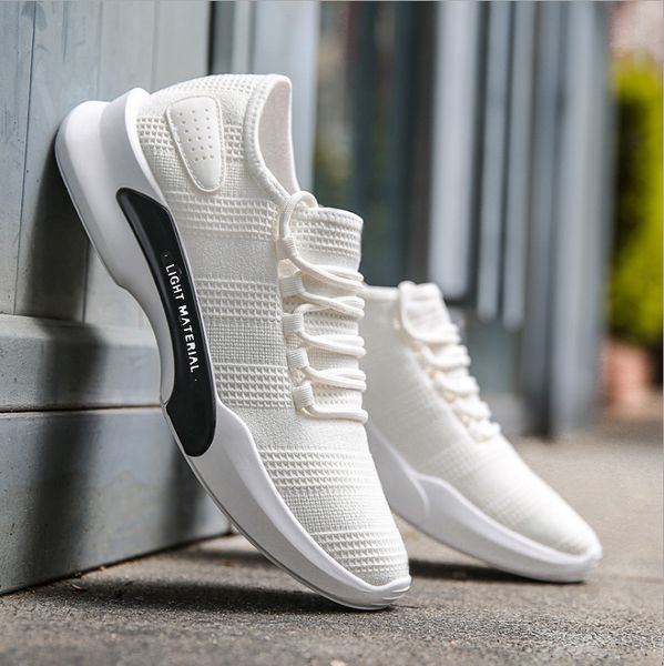 four-season breathable men's shoes casual sports shoes korean version of the trend small white men low help running, Black
four-season breathable men's shoes casual sports shoes korean version of the trend small white men low help running, Black