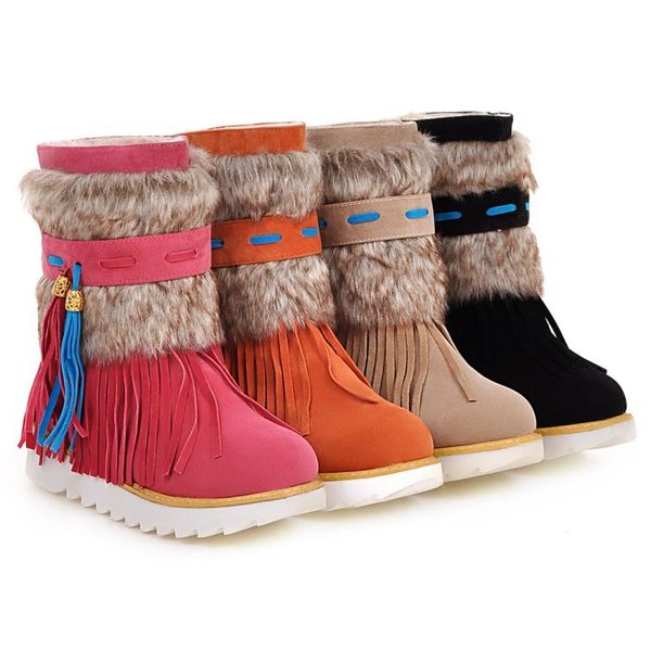 eu 33-44 colorful plus size cute pink women warm snow boots casual ankle tassel boots winter thicken shoes 2019 new beige,black wholesale
eu 33-44 colorful plus size cute pink women warm snow boots casual ankle tassel boots winter thicken shoes 2019 new beige,black wholesale