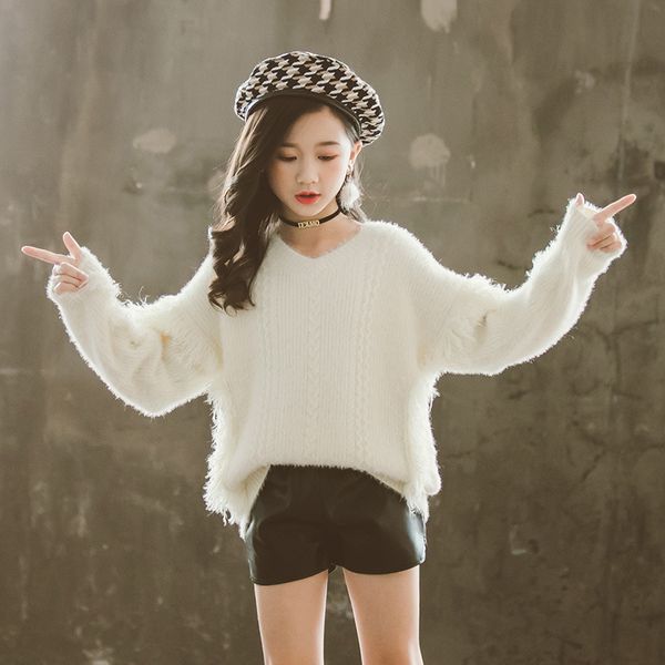 2019 autumn and winter grils new pullover sweater baby girls fashion thicken warm sweater kids cute loose casual sweater, Blue
2019 autumn and winter grils new pullover sweater baby girls fashion thicken warm sweater kids cute loose casual sweater, Blue