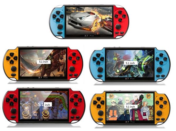 new 8gb x7 plus handheld game player 5.1 inch large psp screen portable game console mp4 player with camera tv out tf video for gba nes game
new 8gb x7 plus handheld game player 5.1 inch large psp screen portable game console mp4 player with camera tv out tf video for gba nes game