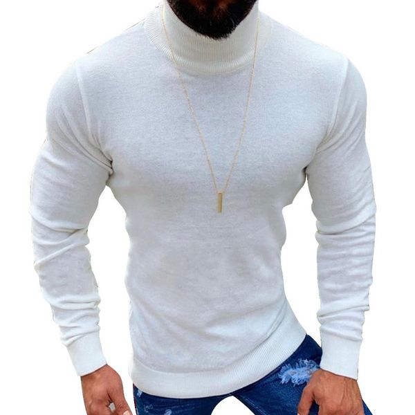 men fashion solid color knitted pullovers males winter sweater warm turtleneck long sleeve casual slim fit sweaters 2019 new, White;black
men fashion solid color knitted pullovers males winter sweater warm turtleneck long sleeve casual slim fit sweaters 2019 new, White;black
