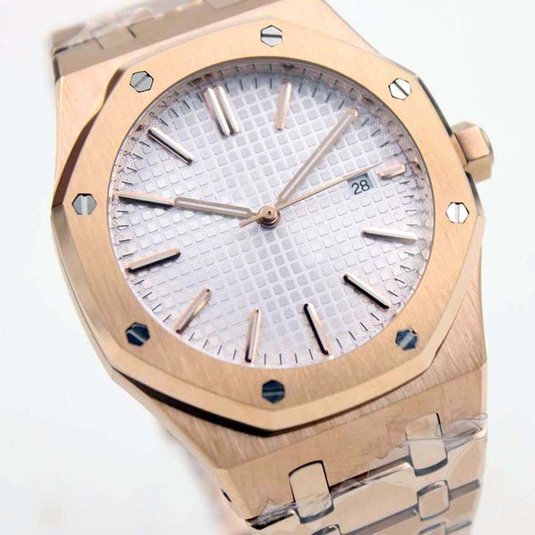 yellow gold 41mm royal oak white dial automatic mechanical sapphire mens watch watches transparent back outdoor man wristwatches, Slivery;brown
yellow gold 41mm royal oak white dial automatic mechanical sapphire mens watch watches transparent back outdoor man wristwatches, Slivery;brown