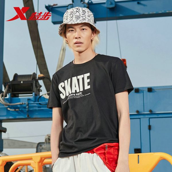 881229019126 xtep men t shirt 2019 short sleeve summer breathable letter printing running tshirt t-shirt for men prin, Black;blue
881229019126 xtep men t shirt 2019 short sleeve summer breathable letter printing running tshirt t-shirt for men prin, Black;blue