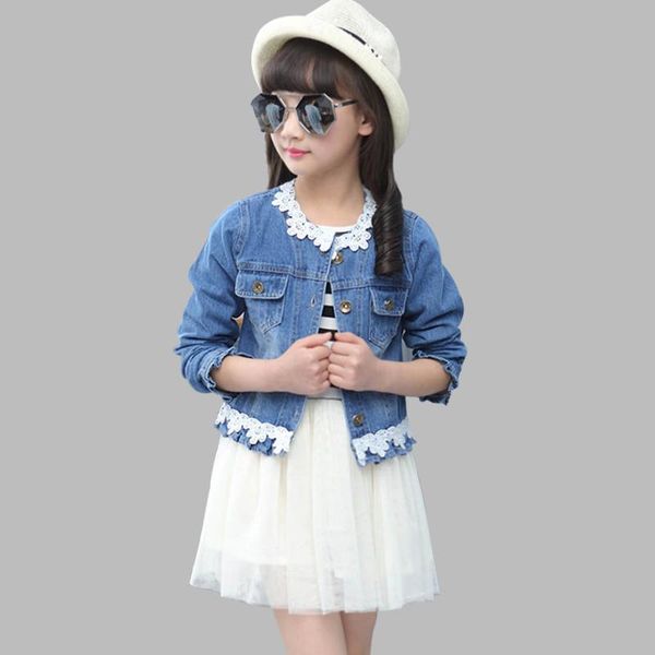 girls clothes striped mesh dress & jacket 2 pcs girls suits lace denim jacket clothes set autumn fashion suit for, White
girls clothes striped mesh dress & jacket 2 pcs girls suits lace denim jacket clothes set autumn fashion suit for, White